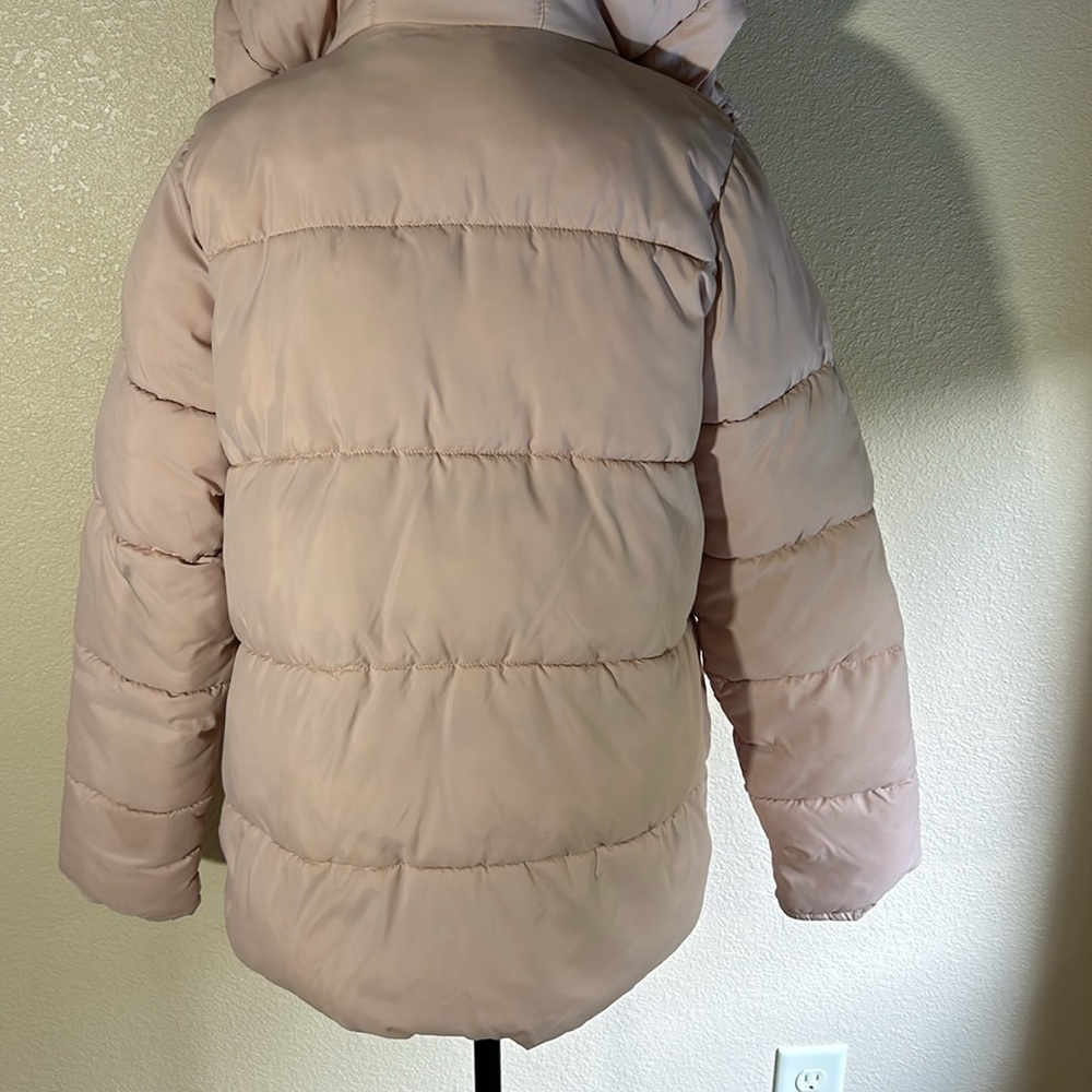 Maralyn & Me Women's Hooded Pink Puffer Jacket Size Small - Picture 6 of 7